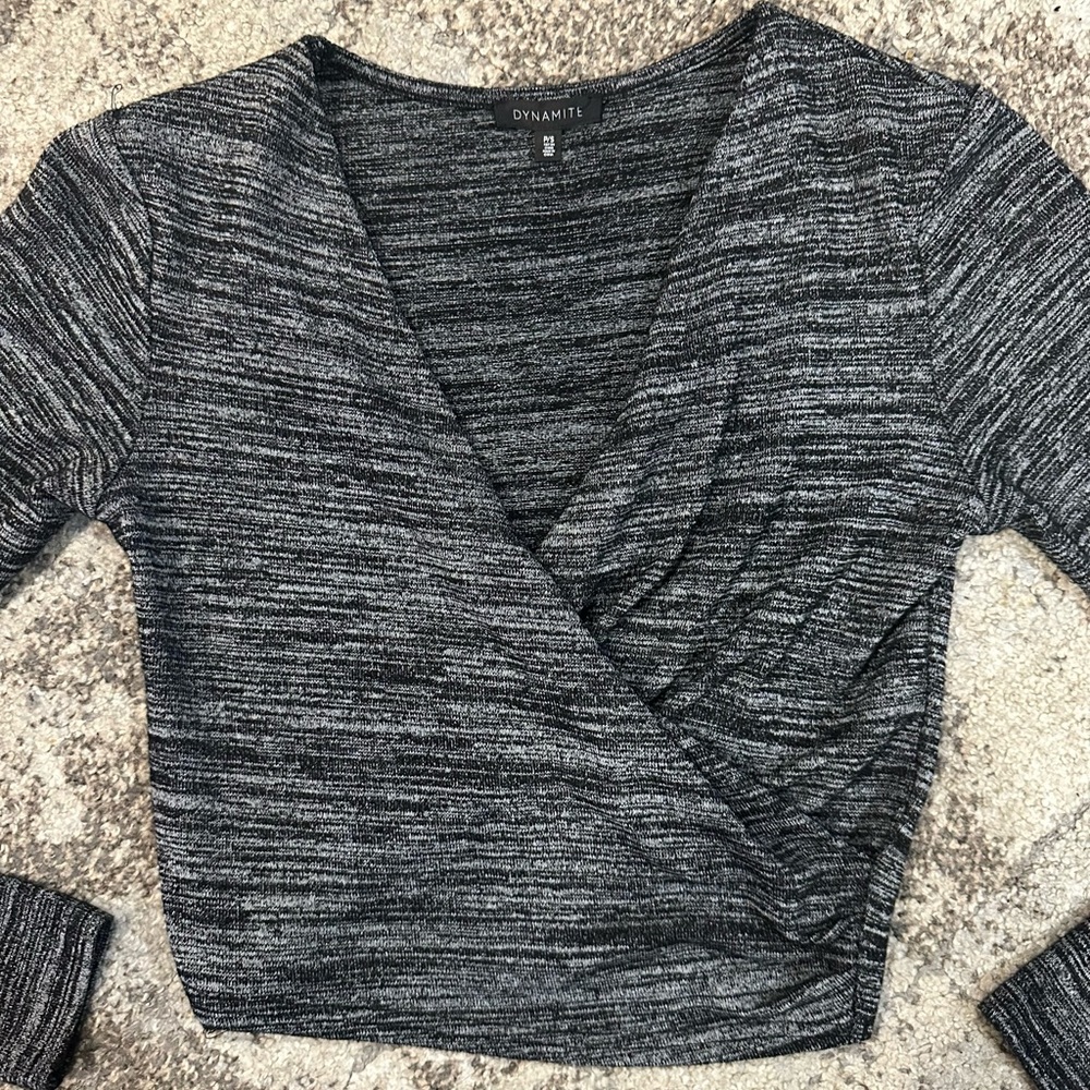 Dynamite Wrap Top - Picture 3 of 3